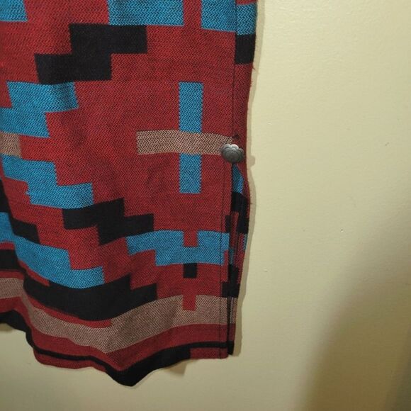 Navajo Spirit Red Rug Dress XL - Picture 7 of 8